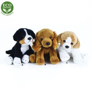 Obrázek z Pes sedící plyš 14cm(3) 
